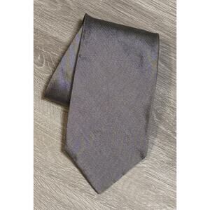 Emporio Armani Gray 100% Silk Dress Neck Tie 62.5 X 3.75